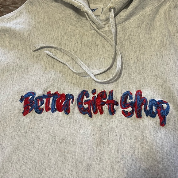 Better Gift Shop Hoodie Embroidered Pullover Sweater Men’s Size XL - Picture 2 of 4